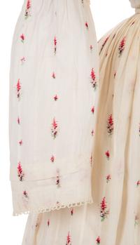 Two-Piece Abstract Printed Cotton Day Dress, 1850s