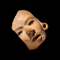 A Veracruz Terracotta Fragment of a Male Head