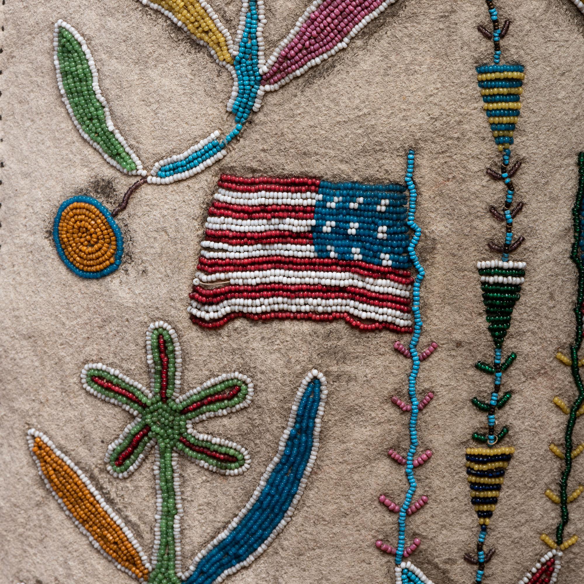 Sioux Beaded Hide Leggings, Pictorial