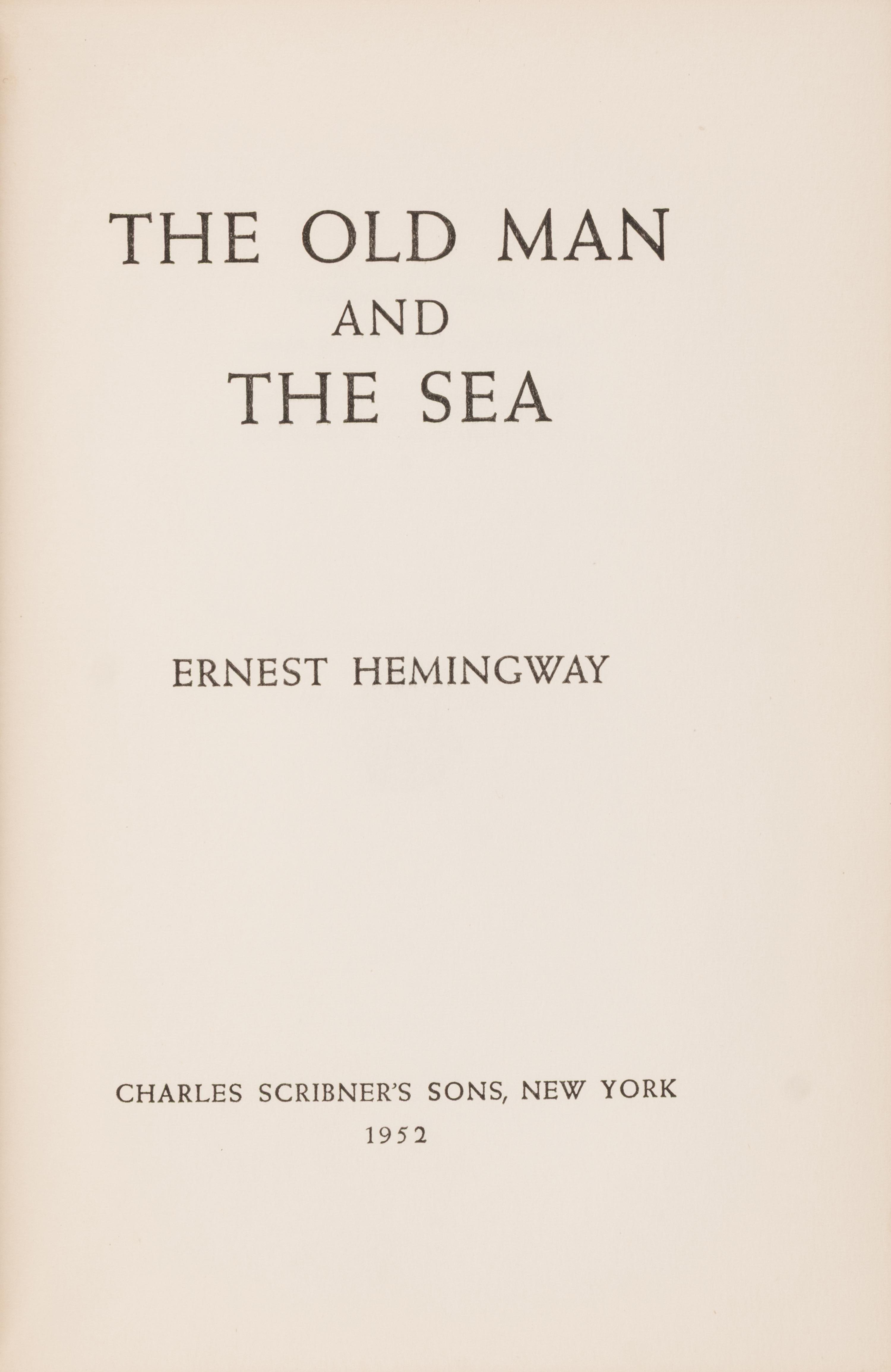 [Literature] Hemingway, Ernest. The Old Man and the Sea