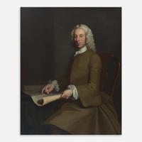 Attributed to William Hoare (British, 1706–1799) Portrait of John Penn Seated, Bust-Length