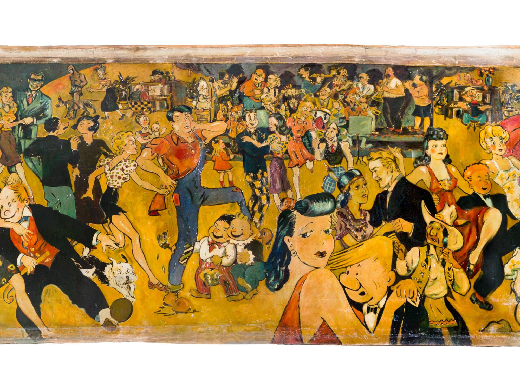Patti Doty-Smith, (American), Untitled WWII USO Mural, 1942