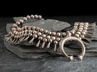 Silver Squash Blossom Necklace