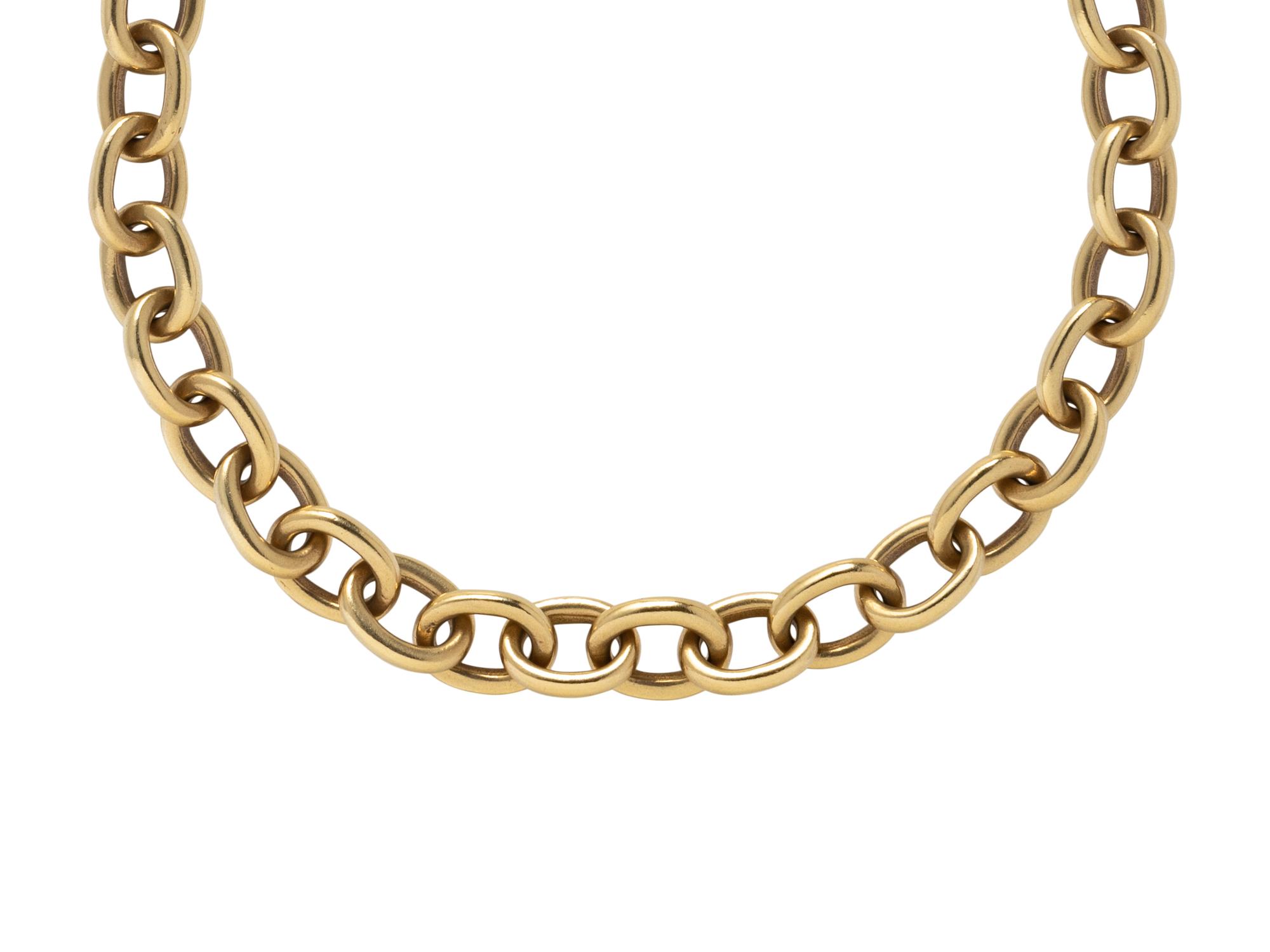 VAHE NALTCHAYAN, YELLOW GOLD NECKLACE