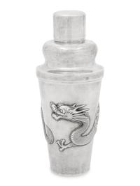 A Chinese Silver 'Dragon' Cocktail Service