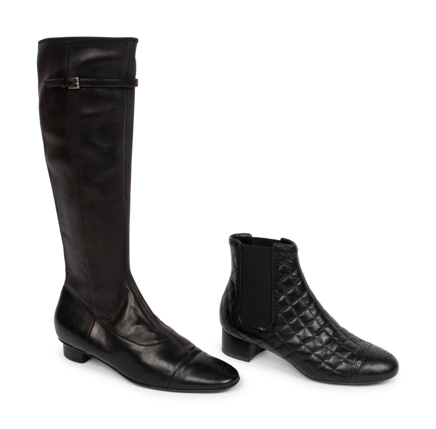 Two Pairs of Chanel Boots, 2010s