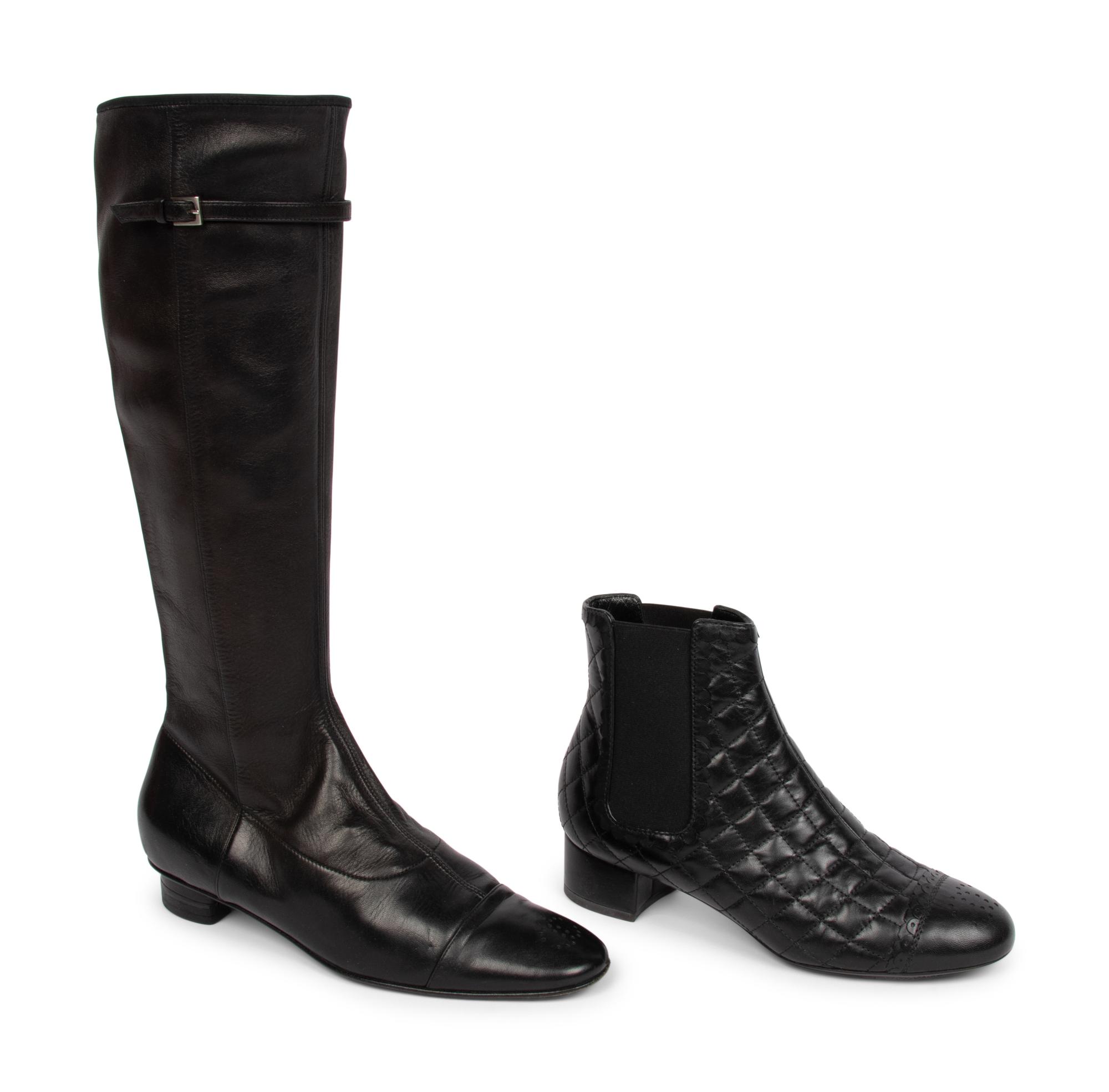 Two Pairs of Chanel Boots, 2010s