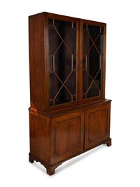 A George III Style Mahogany Bookcase — 19TH CENTURY