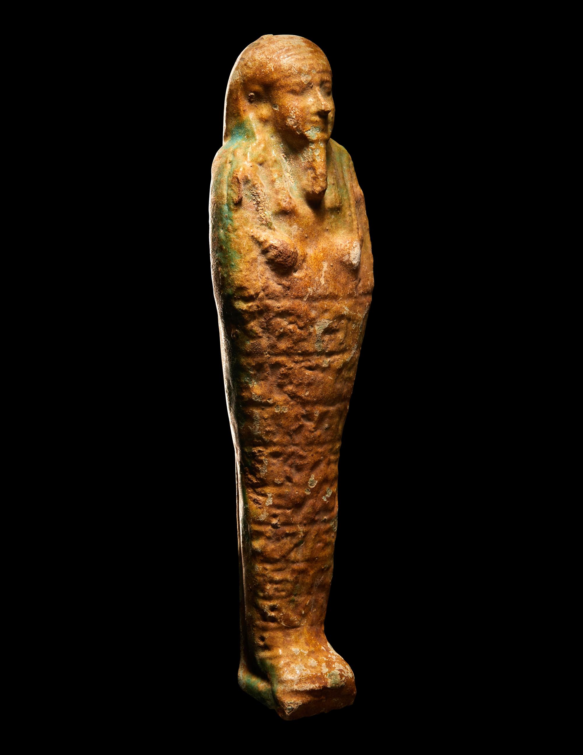 Three Egyptian Faience Ushabtis