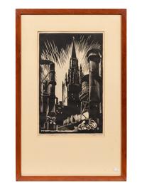 A pair of prints ( Merchandise Mart; Methodist Church )
