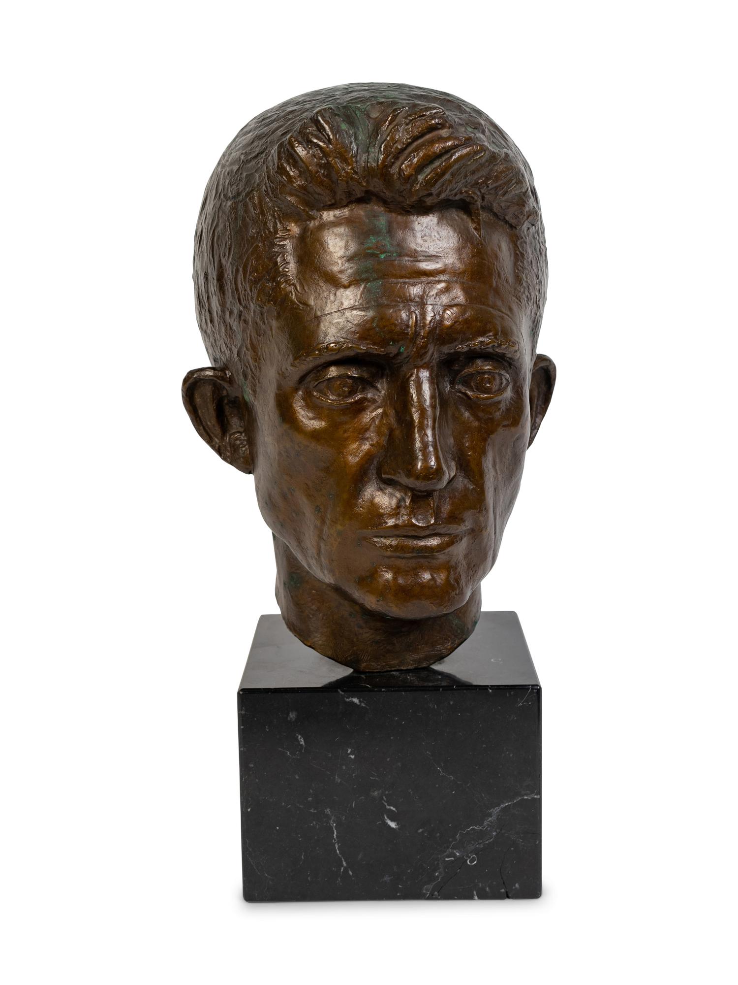 Bust of James Batcheller Sumner, Ph.D., 1946 Nobel Prize Winner — circa 1946-50