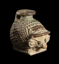 A Rhodian Faience Aryballos in the Form of a Hedgehog