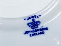 A Spode Transfer-Printed Blue and White Porcelain Part Dinner Service and Ten English Flow Blue Plates