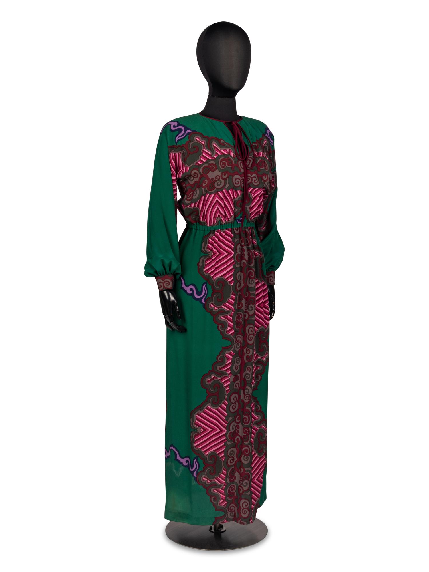 Galanos Silk Dress