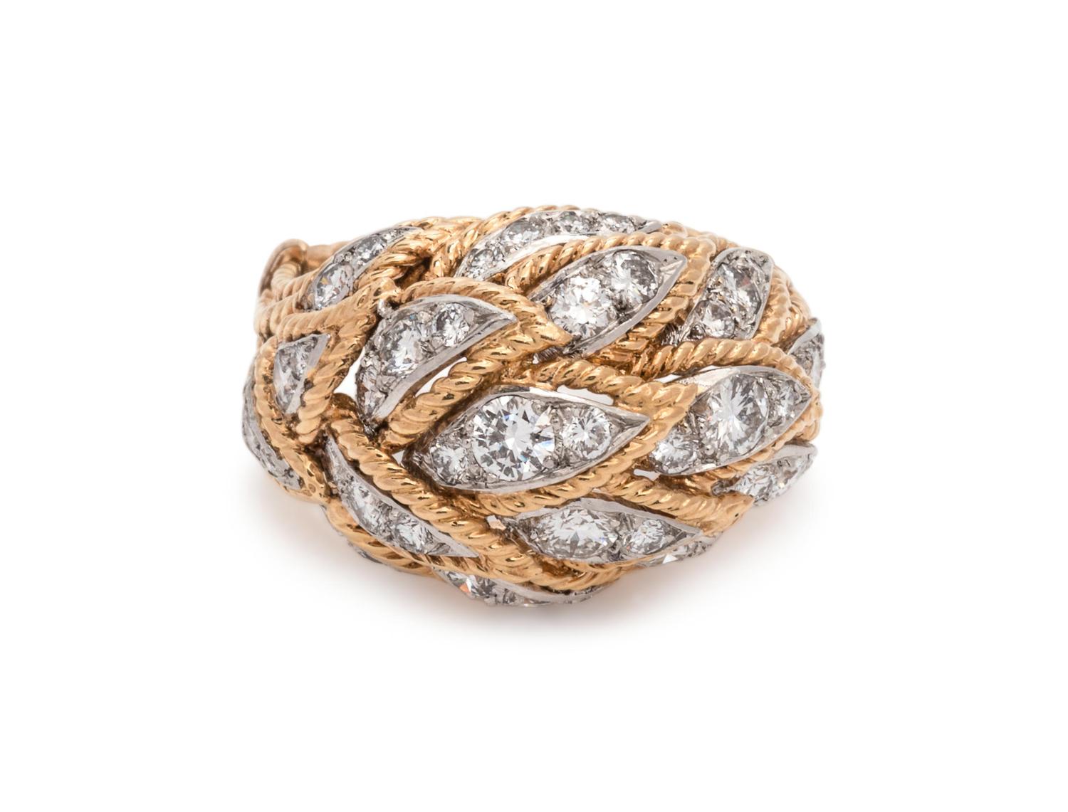 Gold and Diamond Ring