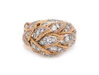 Gold and Diamond Ring
