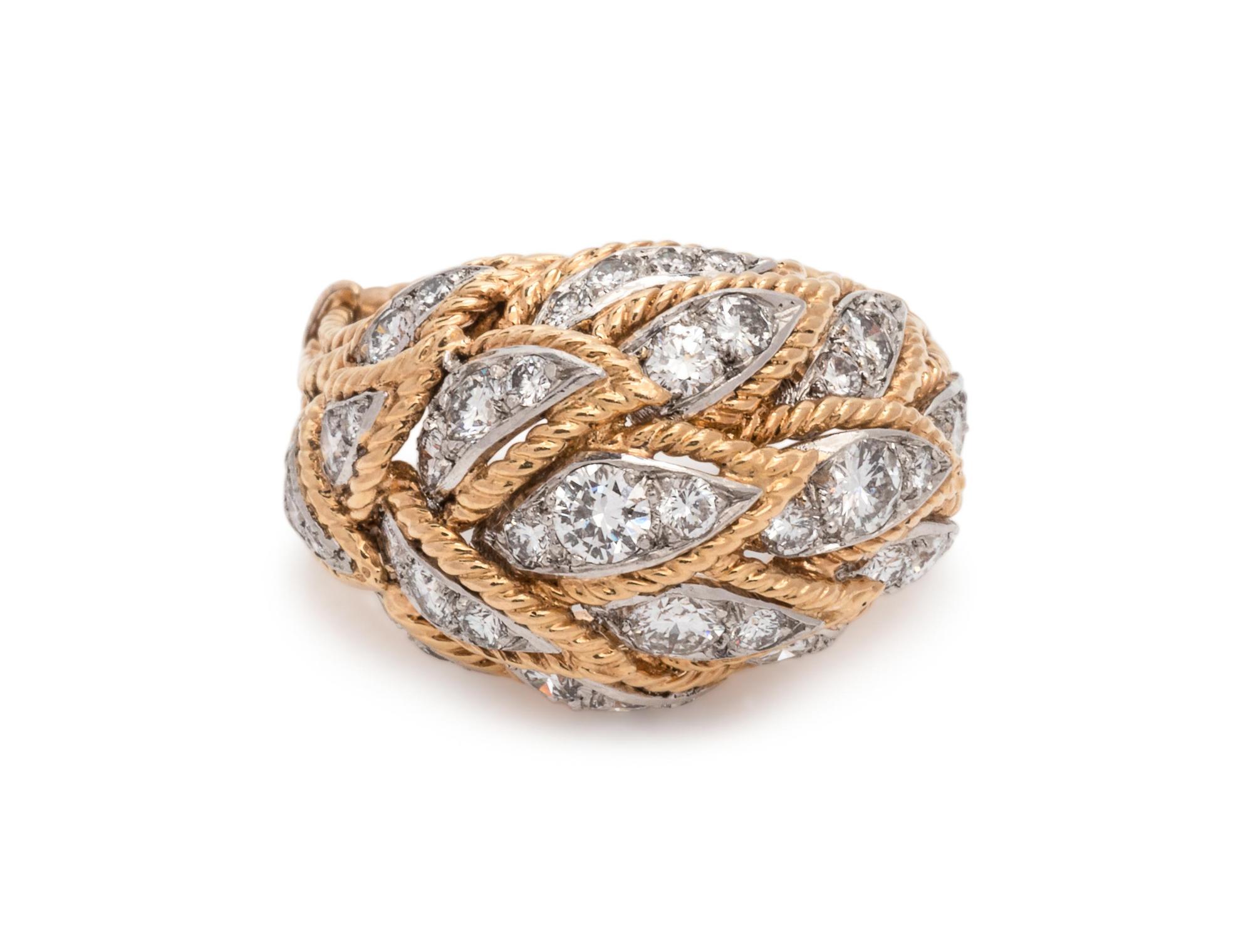 Gold and Diamond Ring