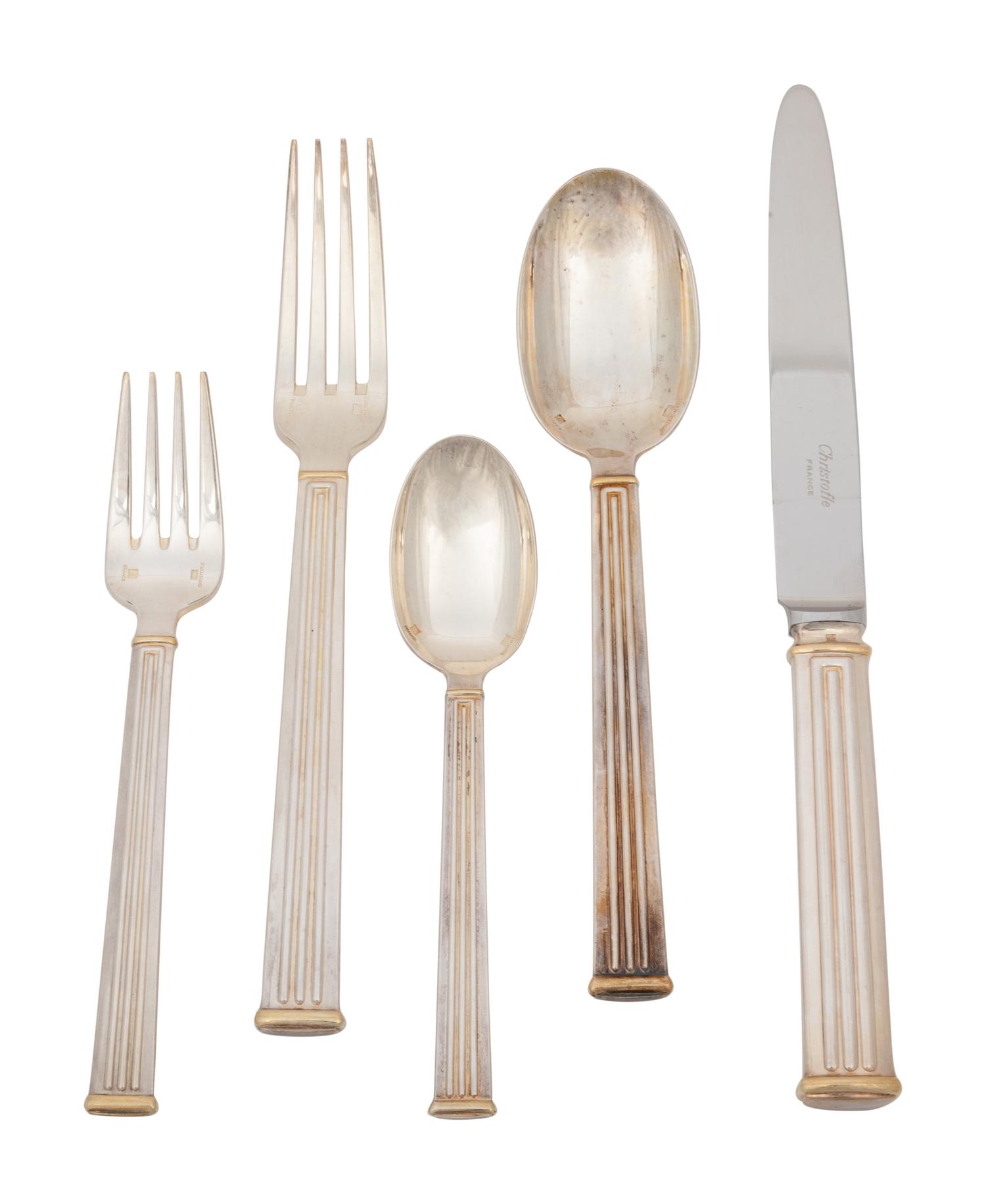 A Christofle Flatware Service for Eight