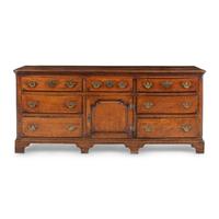 A George III Oak Serving Cabinet