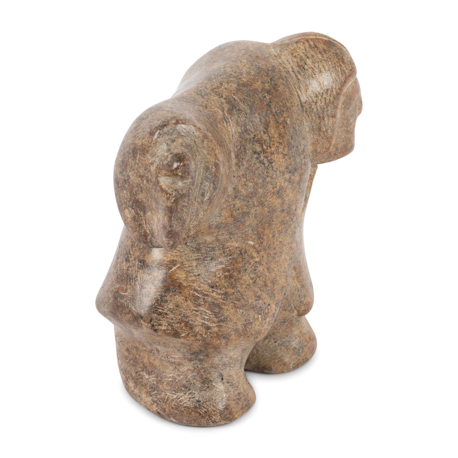Inuit Figural Soapstone Sculpture