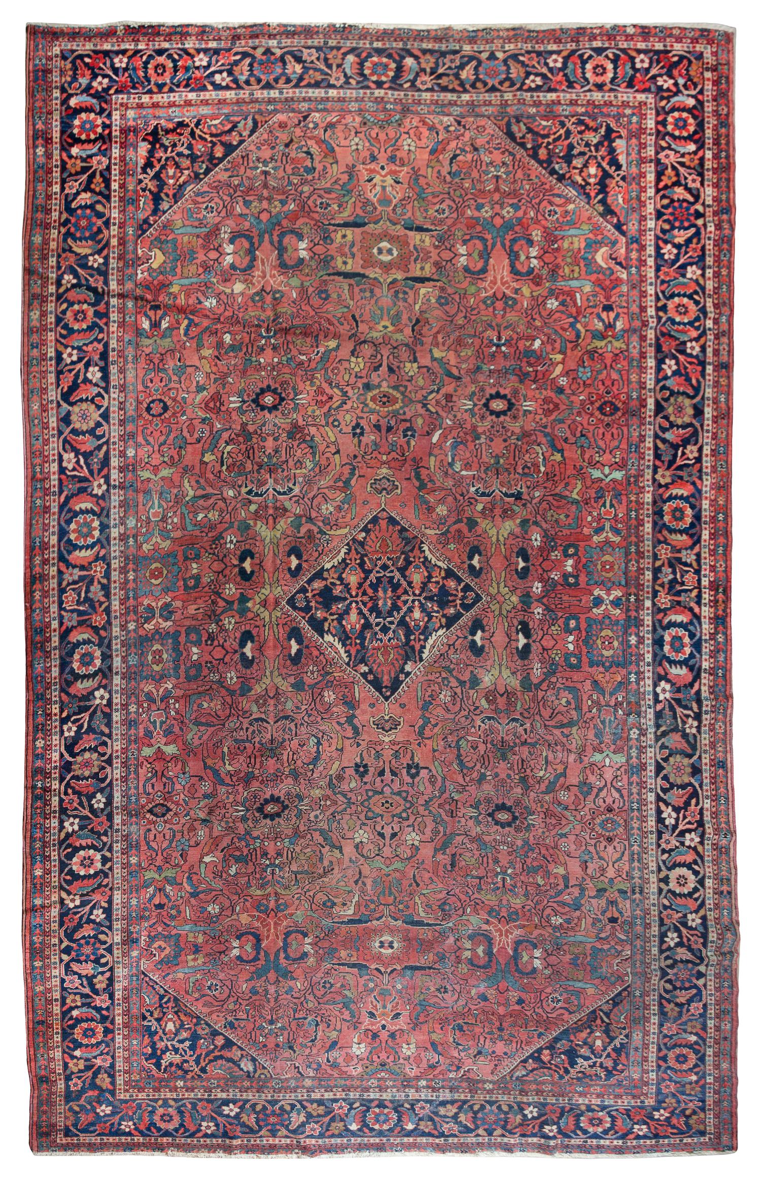 A Mahal Wool Rug 16 feet x 10 feet 7 inches.