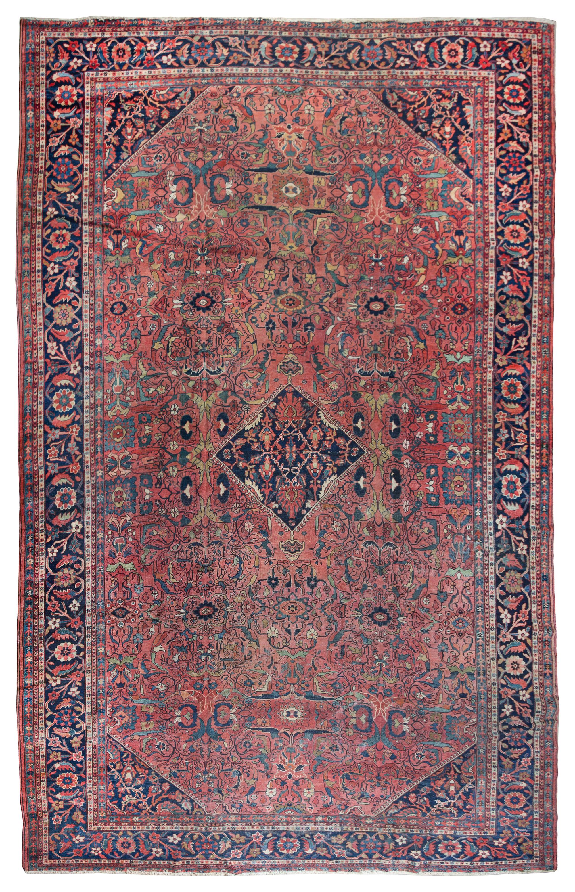 A Mahal Wool Rug 16 feet x 10 feet 7 inches.