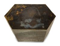 A Philip and Kelvin LaVerne Lo Ta Hexagonal Cube Side Table