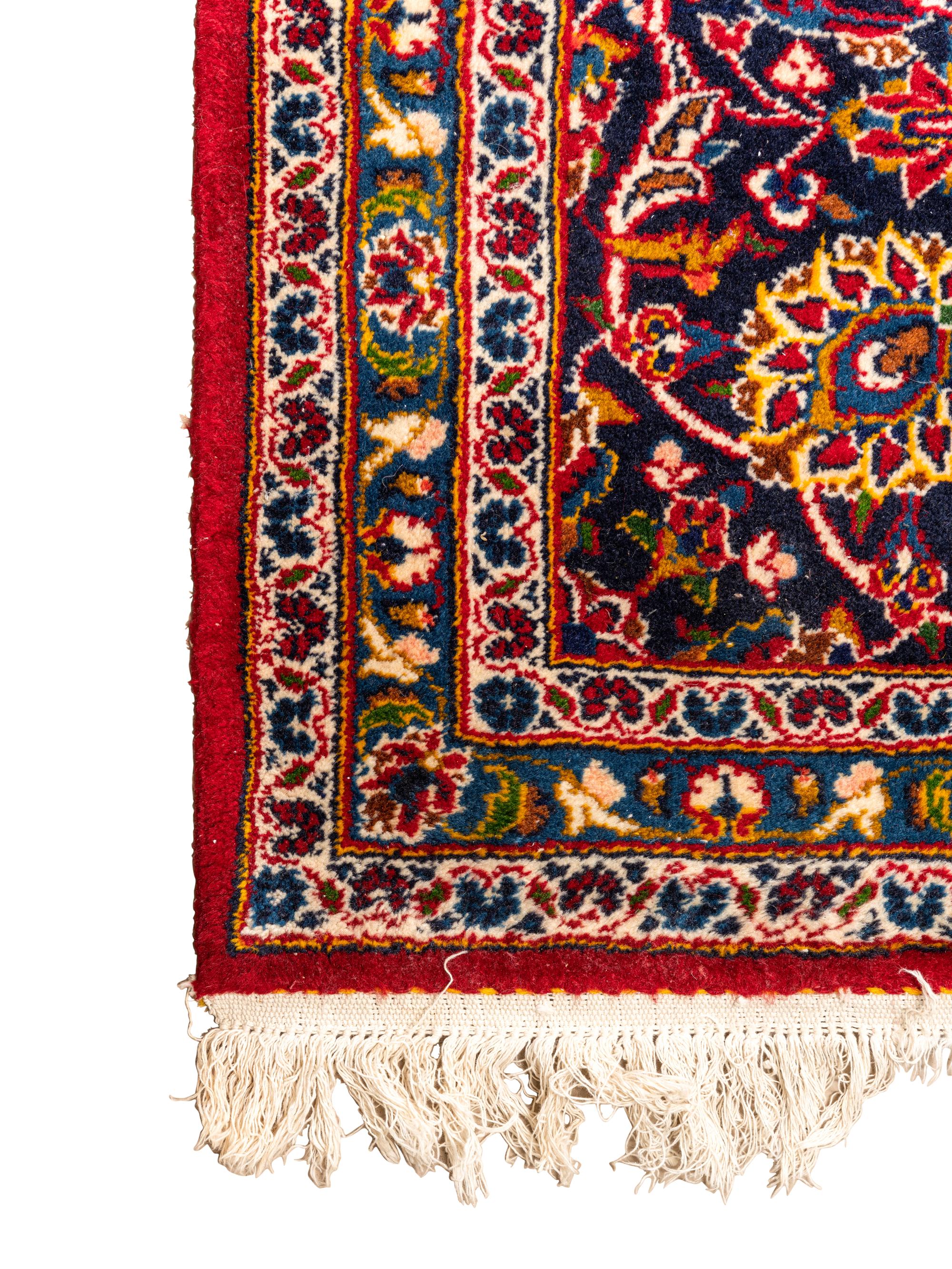 A Kashan Wool Rug