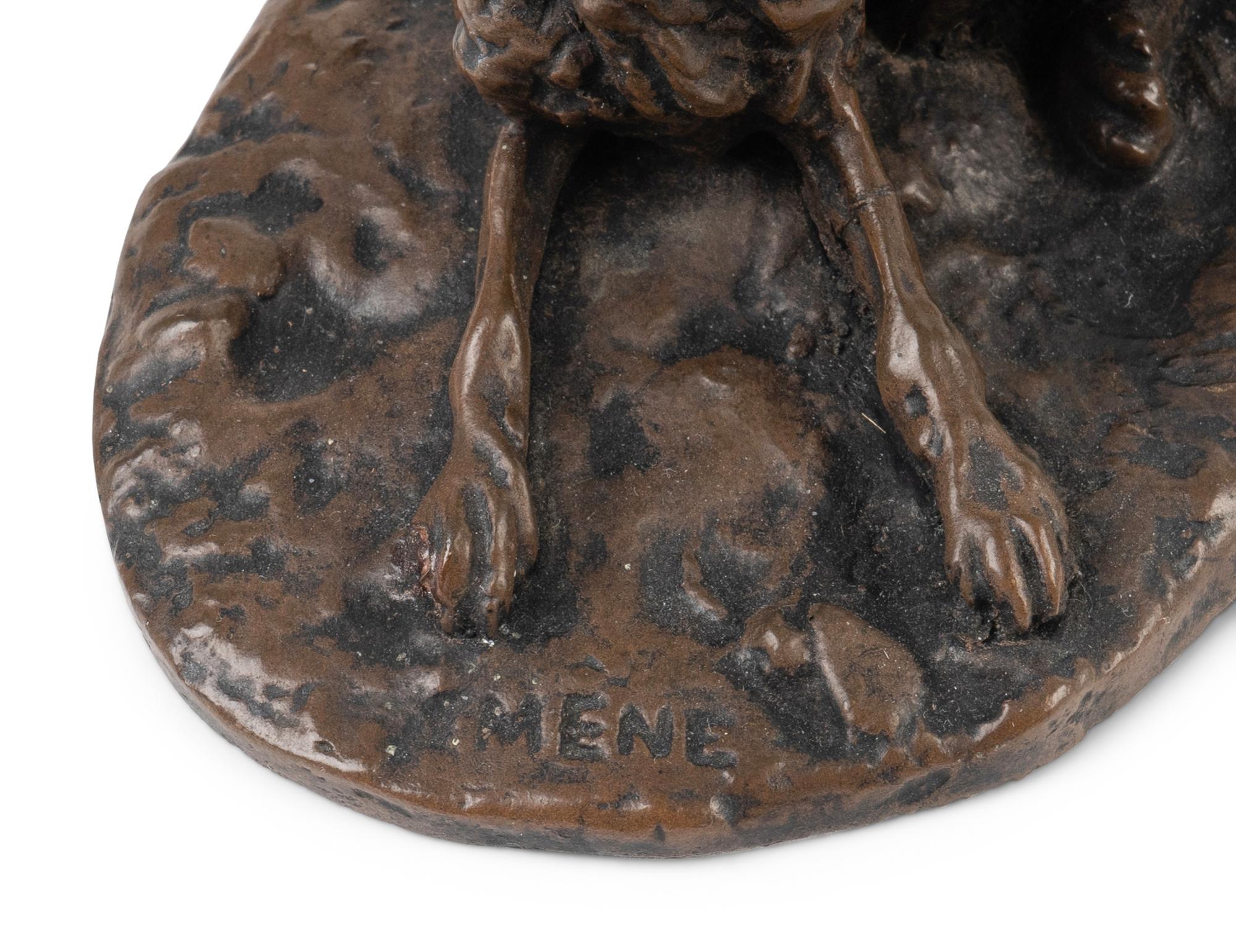 A Group of Six Bronze Figures of Foxes, Three in the Manner of Bergman — 19TH CENTURY