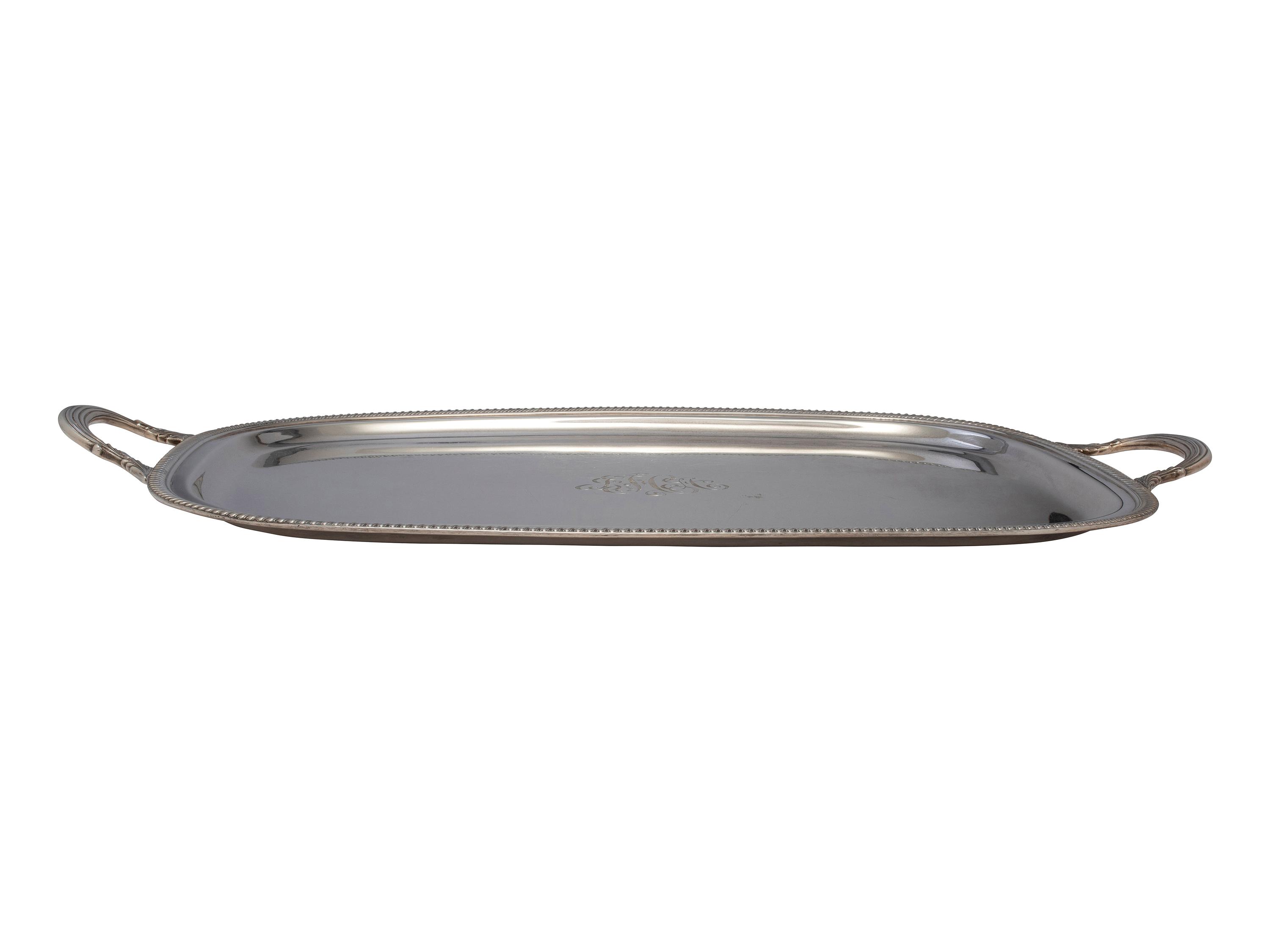 An American Silver Service Tray
