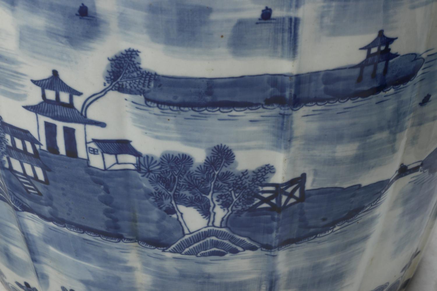 A Pair of Chinese Porcelain Garden Seats