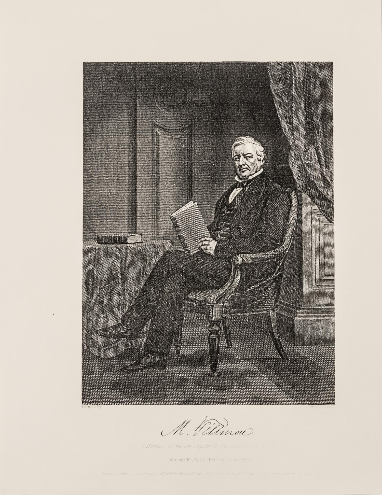 FILLMORE, Millard. Autographed letter signed ("Millard Fillmore"), as President, to P.R. Fendall, Esq., Washington, D.C., 8 July 1851.