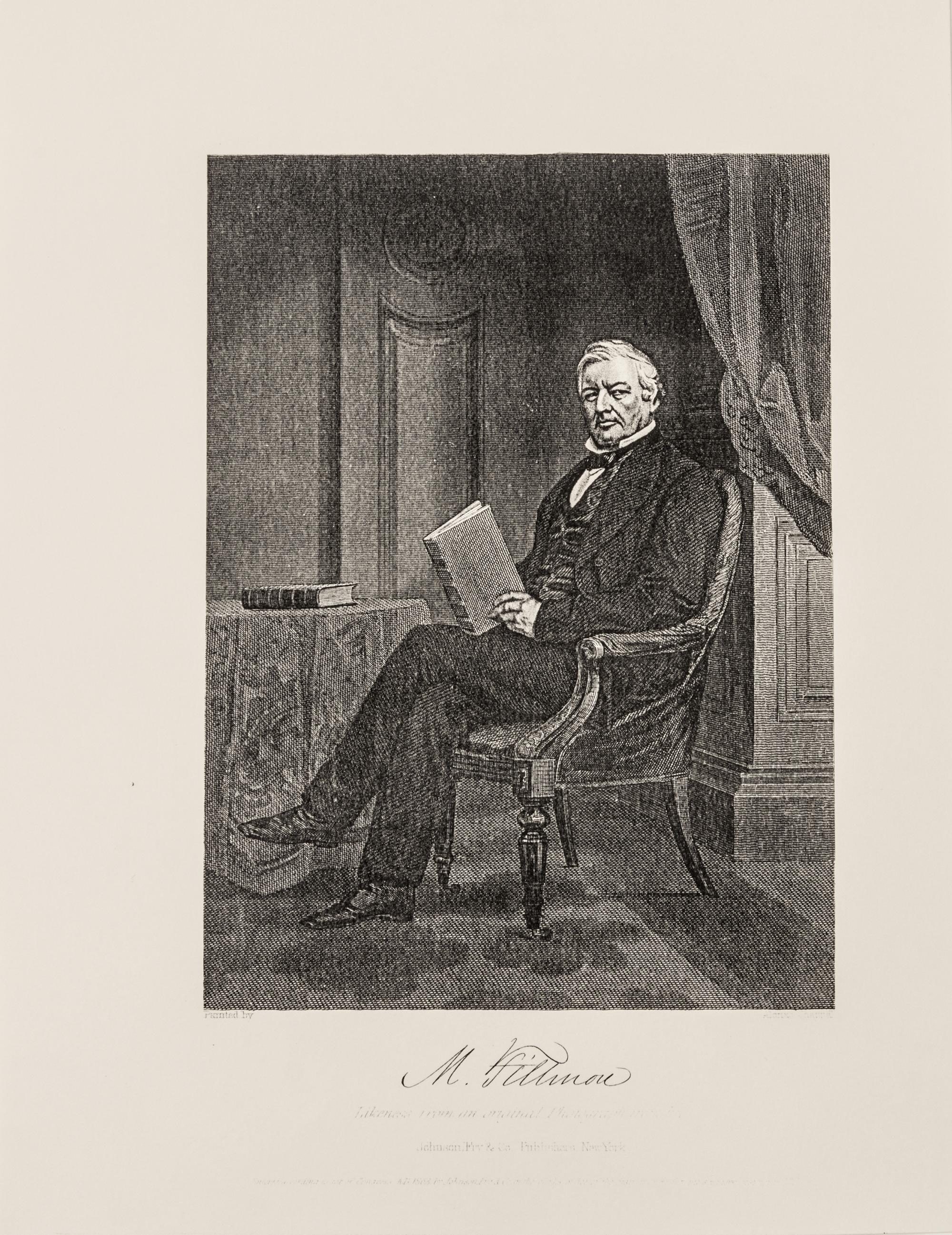 FILLMORE, Millard. Autographed letter signed ("Millard Fillmore"), as President, to P.R. Fendall, Esq., Washington, D.C., 8 July 1851.