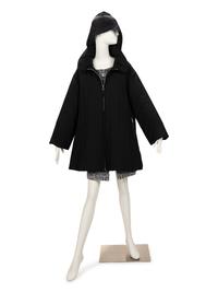 Giorgio Armani Black Nylon Puffer Coat, 2000-10s