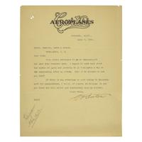[Science & Medicine] Bell, Alexander Graham. Typed Letter, signed