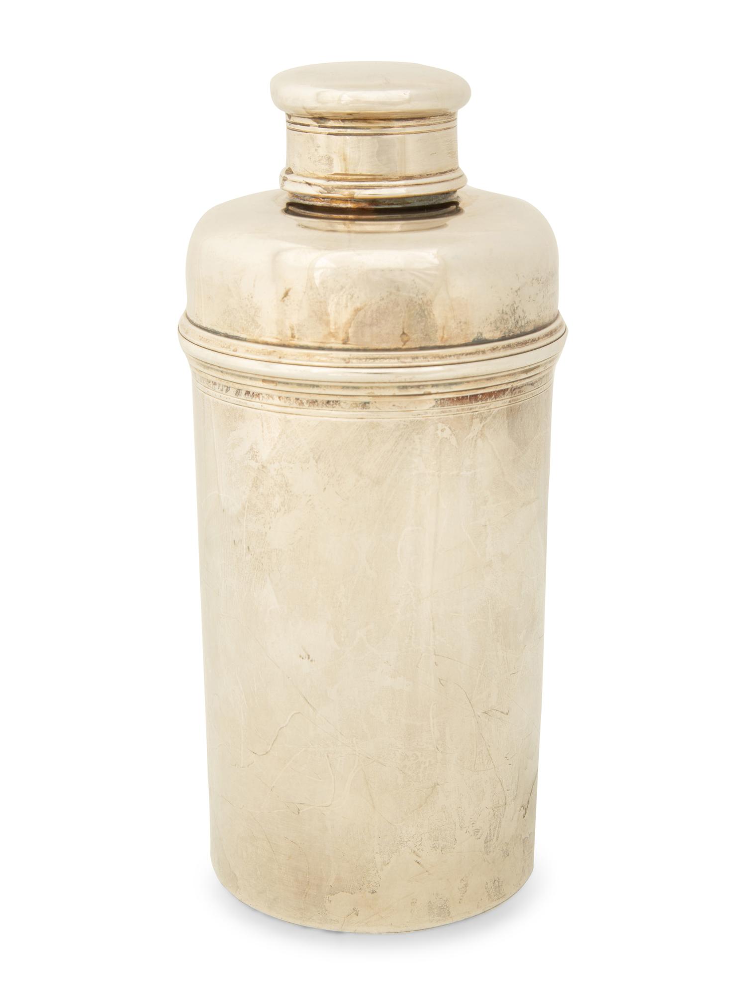 A Tiffany and Co. Silver Cocktail Shaker — 20th Century