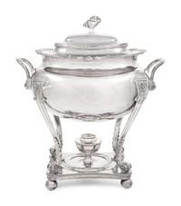 An English Silver-Plate Tea Urn