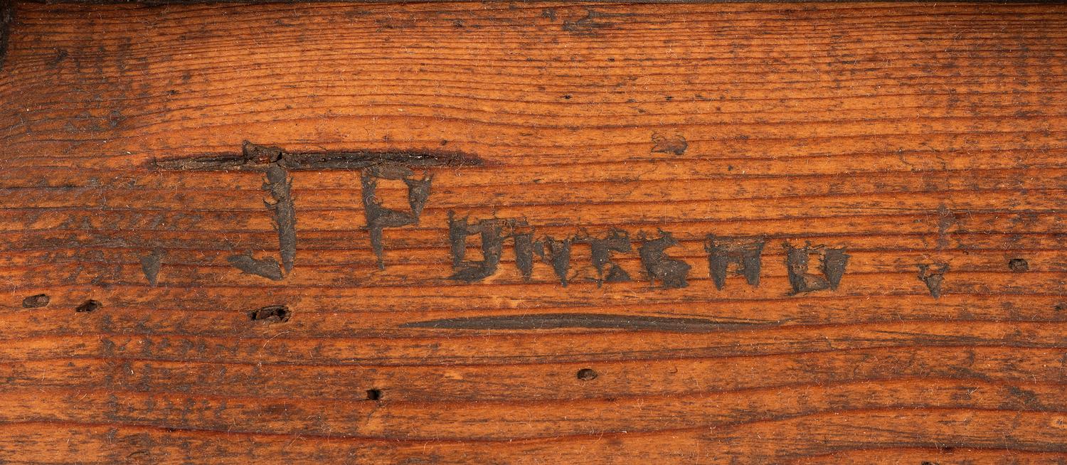 A Carved Pine Panel of Agricultural Interest