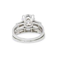 DIAMOND AND PLATINUM RING