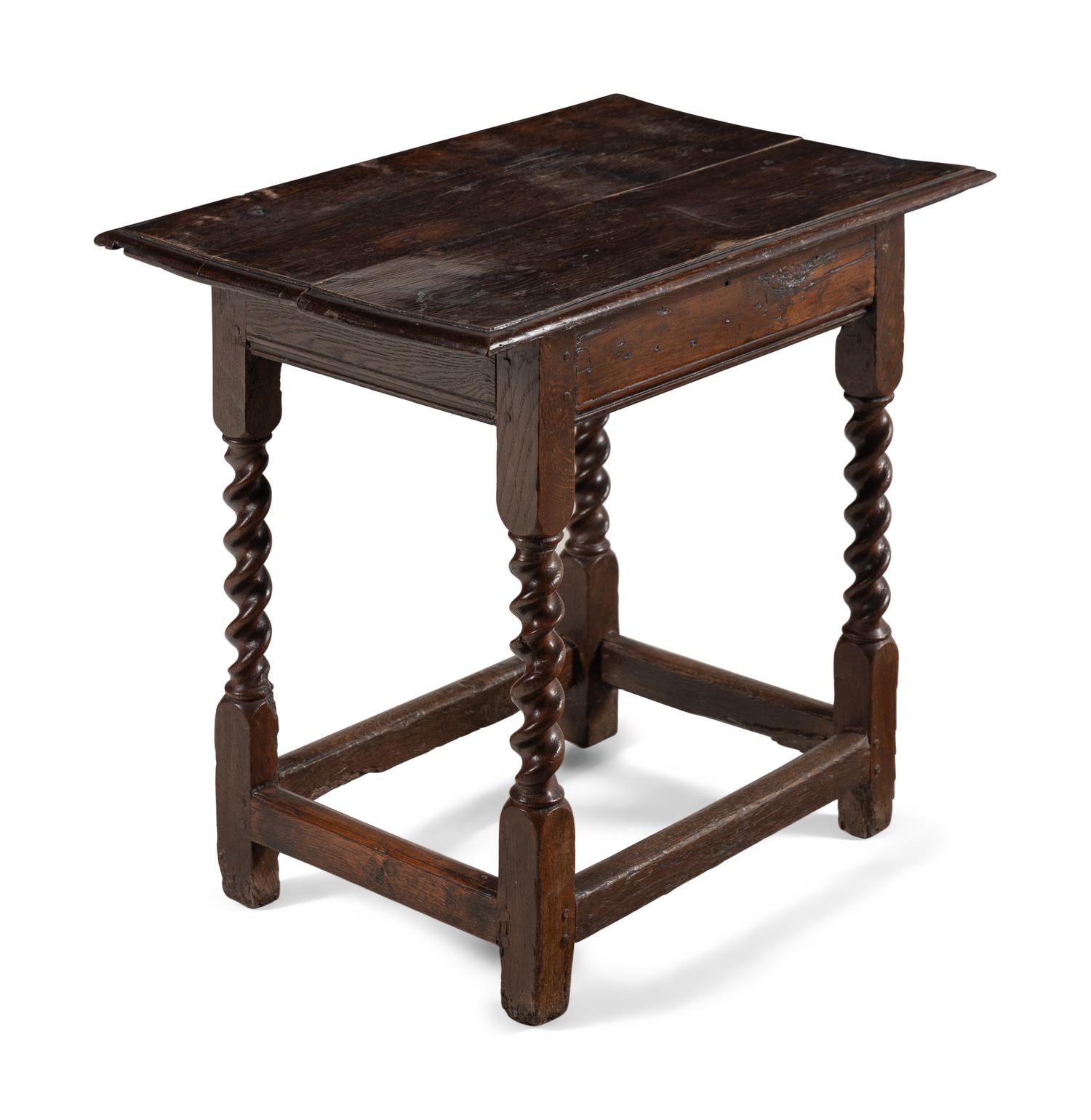 An English Oak Side Table