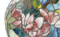 A Leaded Glass and Bronze "Water Lily" Table Lamp