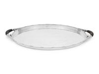 A Johan Rohde for Georg Jensen Cosmos Silver Serving Tray