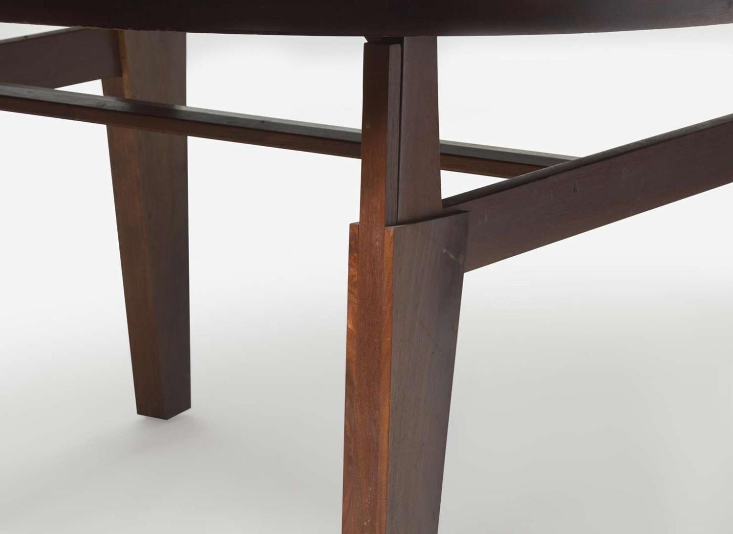 American Modern, Custom Height-Adjustable Walnut Table