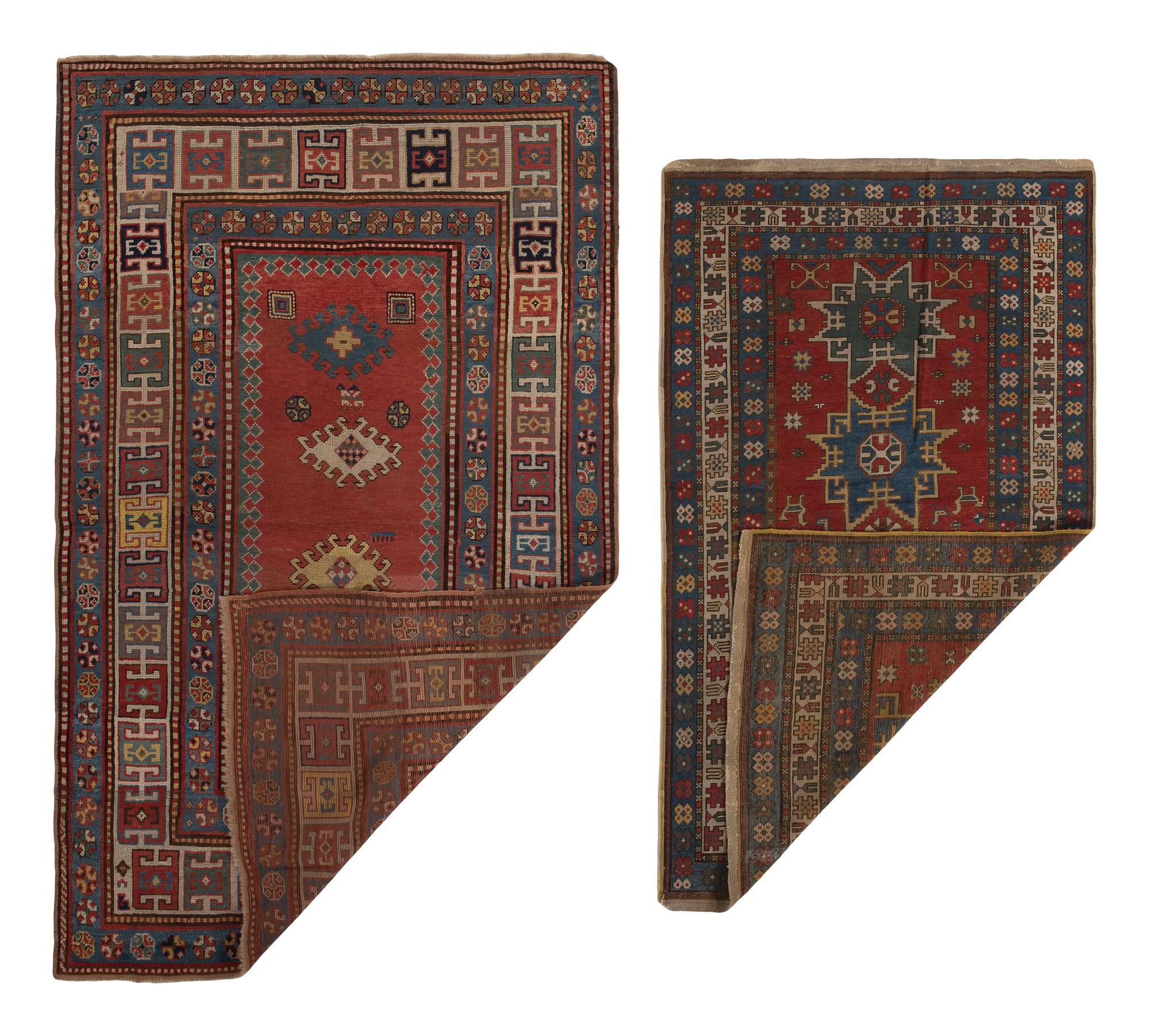 Two Caucasian Wool Rugs