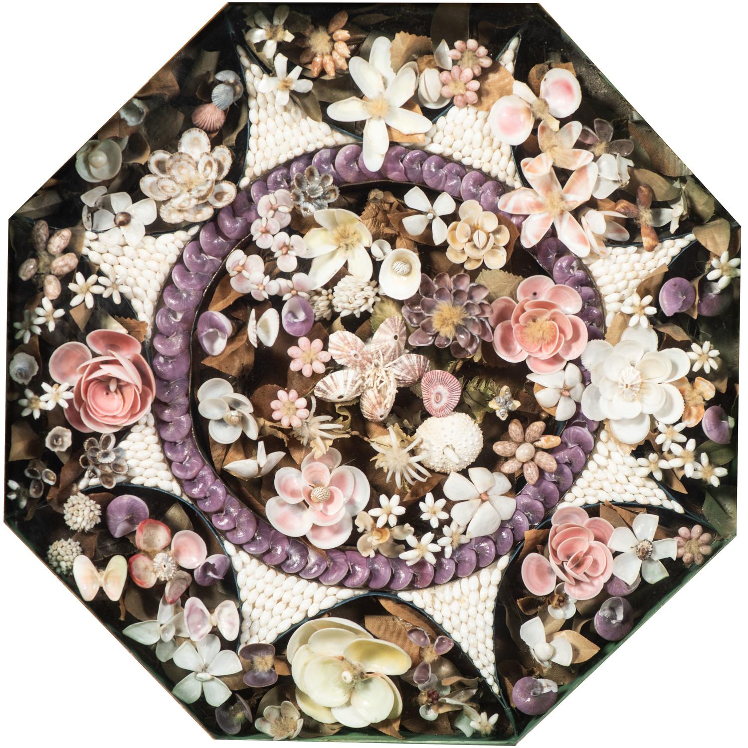 A Floral Shellwork Sailor's Valentine