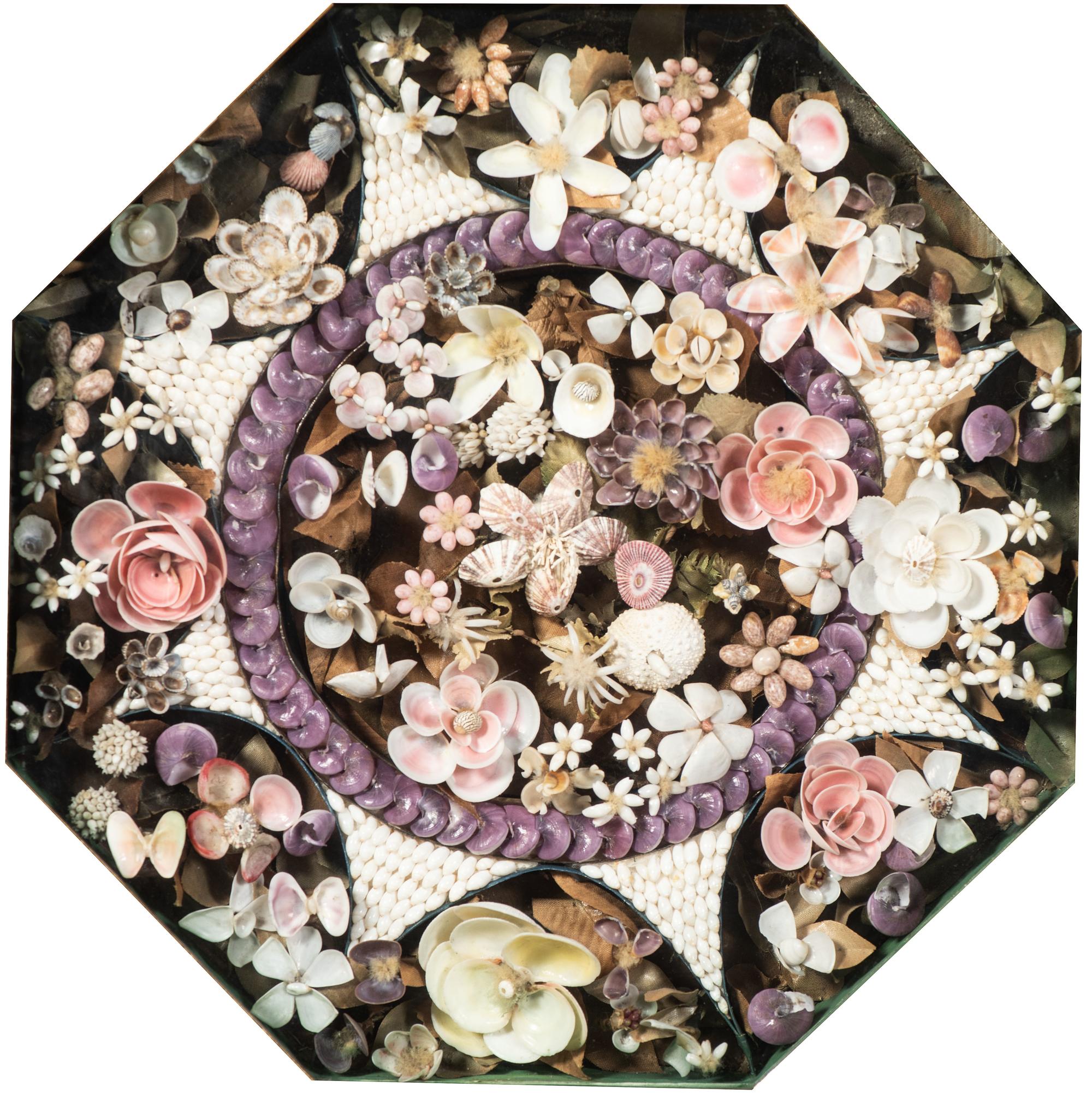 A Floral Shellwork Sailor's Valentine