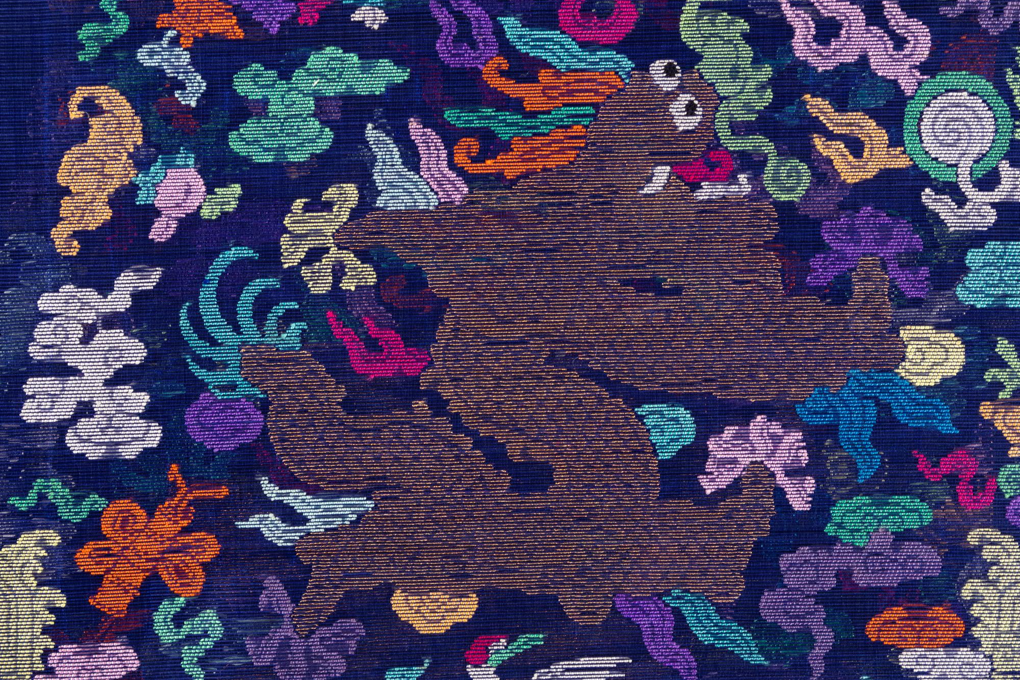 Two Sets of Uncut Silk Gauze Dragon Robe Yardage