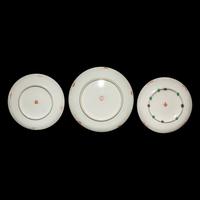 Three Chinese Famille Rose Porcelain Plates