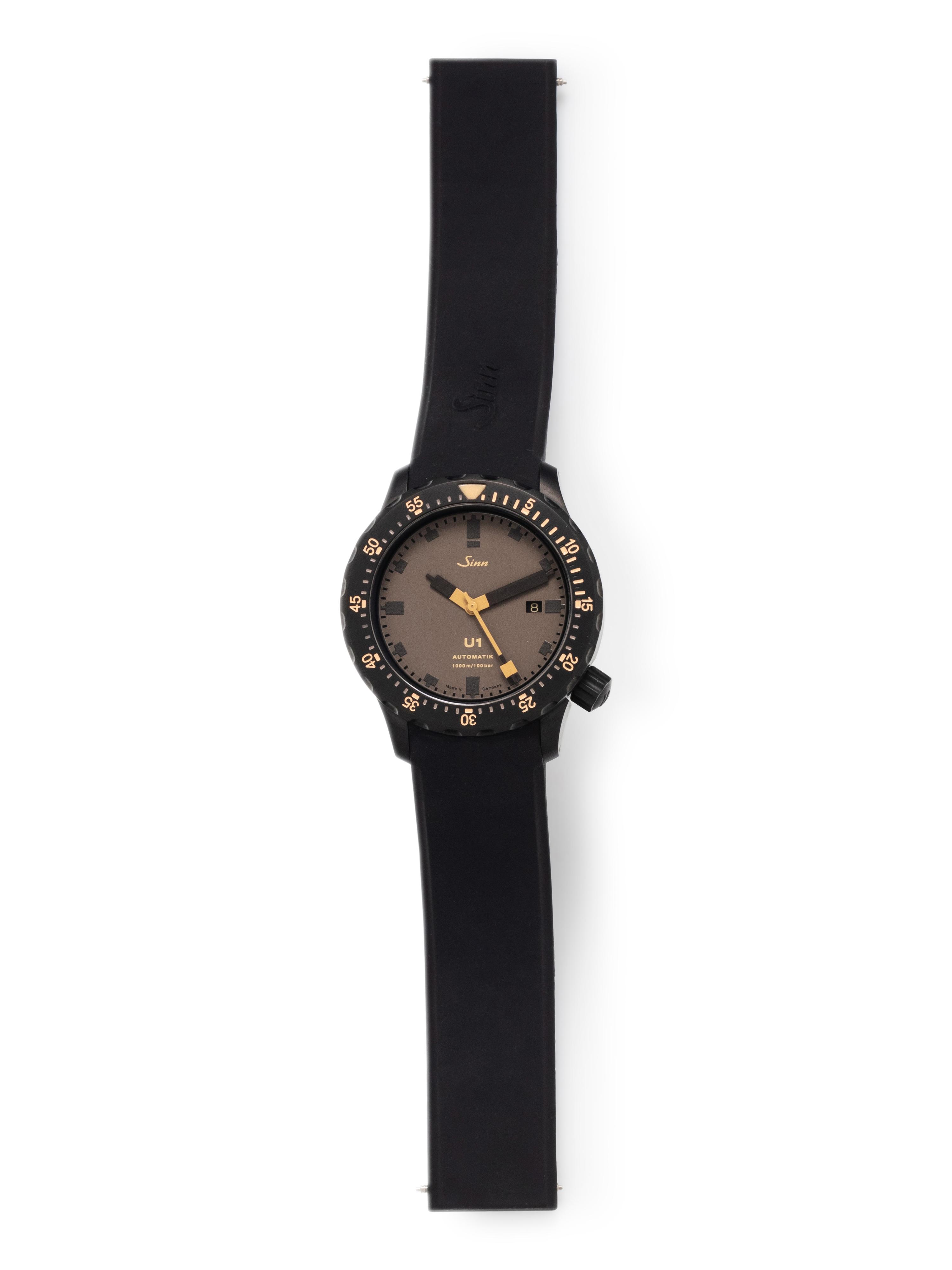 SINN, STEEL 'U1 DESERT' WATCH