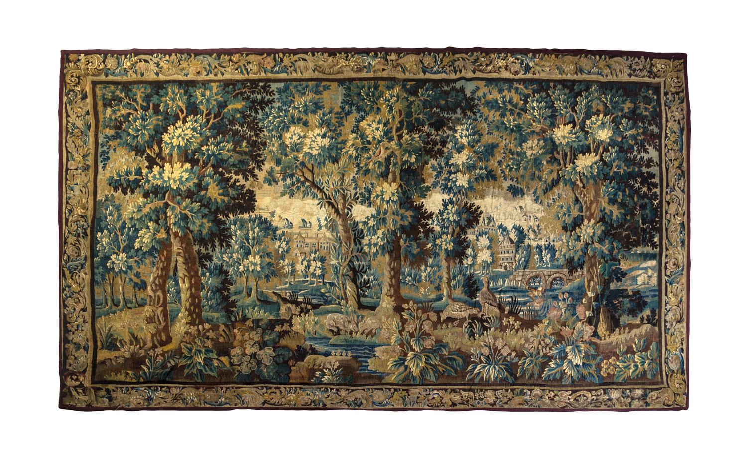 A Northern European Wool Tapestry, 8 feet 6 inches x 17 feet.